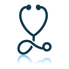 Image showing Stethoscope Icon