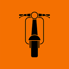 Image showing Scooter icon front view