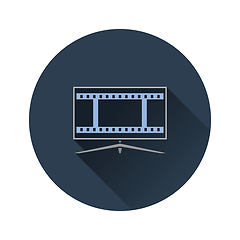 Image showing Cinema TV screen icon