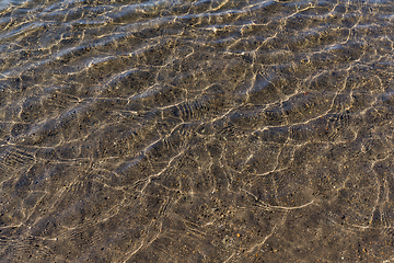 Image showing Waves of Lake