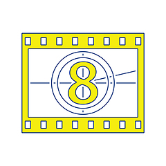 Image showing Movie frame with countdown icon