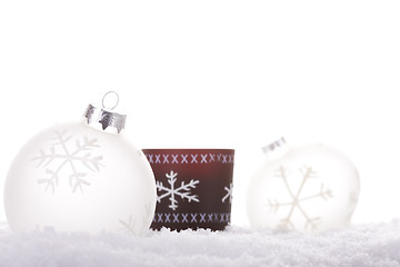 Image showing christmas white background