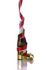 Image showing champagne bottle