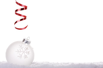 Image showing christmas white background