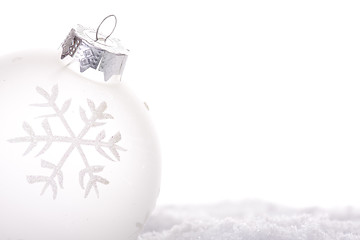 Image showing christmas white background