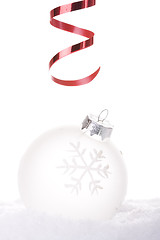 Image showing christmas white background