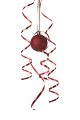 Image showing christmas red ball