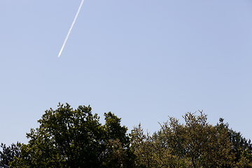 Image showing flying plane