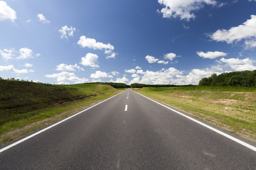 Image showing beautiful asphalt road