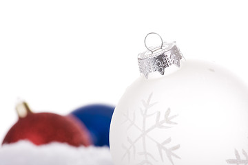 Image showing christmas white background