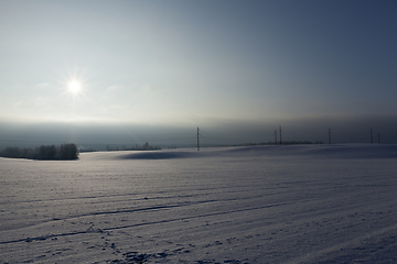 Image showing beautiful winter field