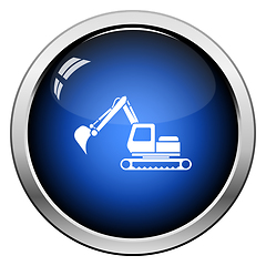 Image showing Icon Of Construction Excavator