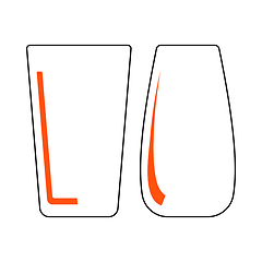 Image showing Two Glasses Icon