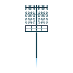 Image showing Soccer Light Mast Icon