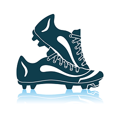 Image showing Baseball Boot Icon