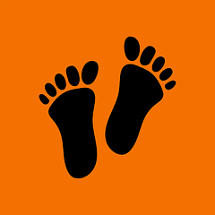 Image showing Foot Print Icon