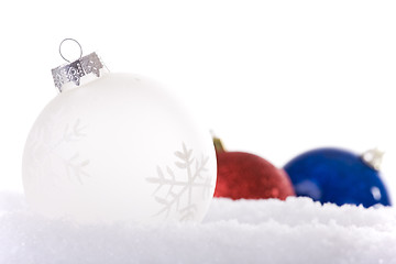 Image showing christmas white background