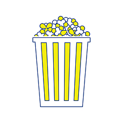 Image showing Cinema popcorn icon