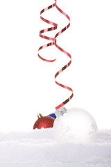 Image showing christmas white background