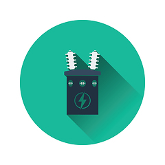 Image showing Electric transformer icon