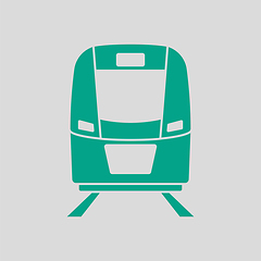 Image showing Train Icon Front View