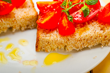 Image showing Italian tomato bruschetta