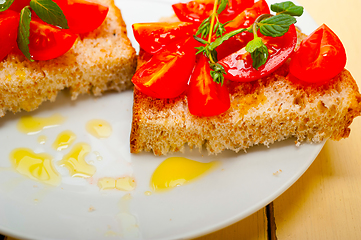 Image showing Italian tomato bruschetta