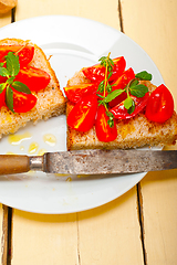 Image showing Italian tomato bruschetta