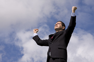 Image showing Powerful businessman