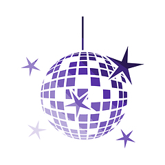 Image showing Night Clubs Disco Sphere Icon