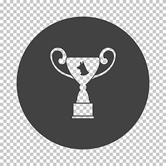 Image showing Dog prize cup icon