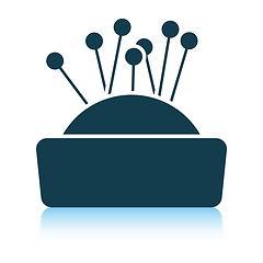 Image showing Pin cushion icon