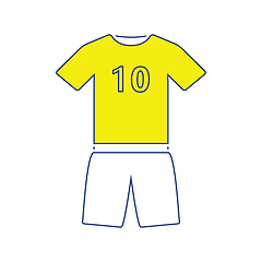 Image showing Icon of football uniform