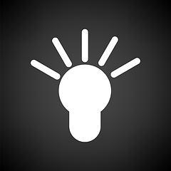 Image showing Idea Lamp Icon