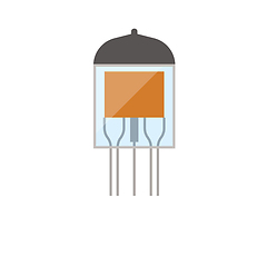 Image showing Electronic vacuum tube icon