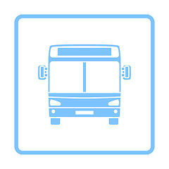 Image showing City Bus Icon Front View
