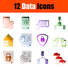 Image showing Data Icon Set