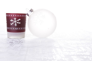 Image showing christmas white background