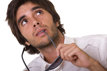 Image showing man thinking