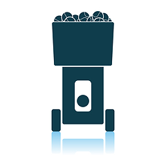 Image showing Tennis Serve Ball Machine Icon