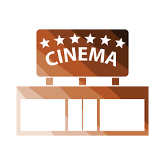 Image showing Cinema entrance icon