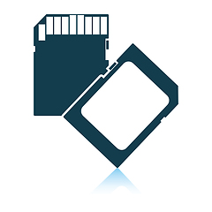 Image showing Memory card icon