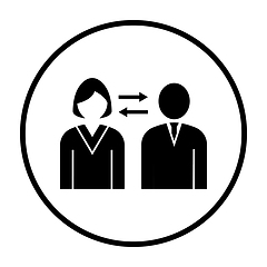 Image showing Corporate Interaction Icon