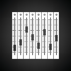Image showing Music equalizer icon