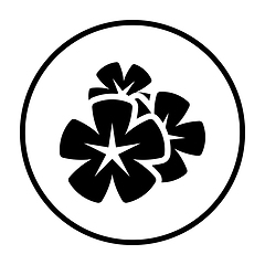 Image showing Frangipani Flower Icon