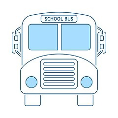 Image showing School Bus Icon