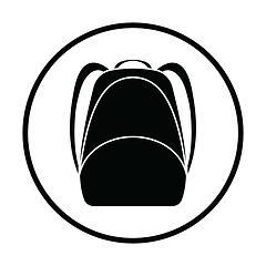 Image showing School rucksack  icon