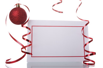 Image showing Christmas blank card