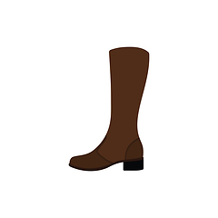 Image showing Autumn woman boot icon