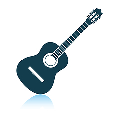 Image showing Acoustic guitar icon